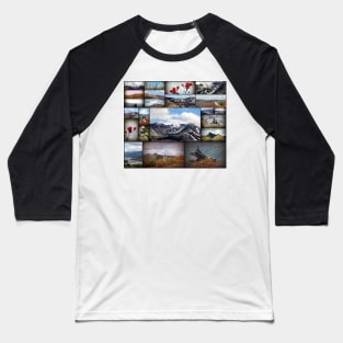 mount saint helens collage Baseball T-Shirt